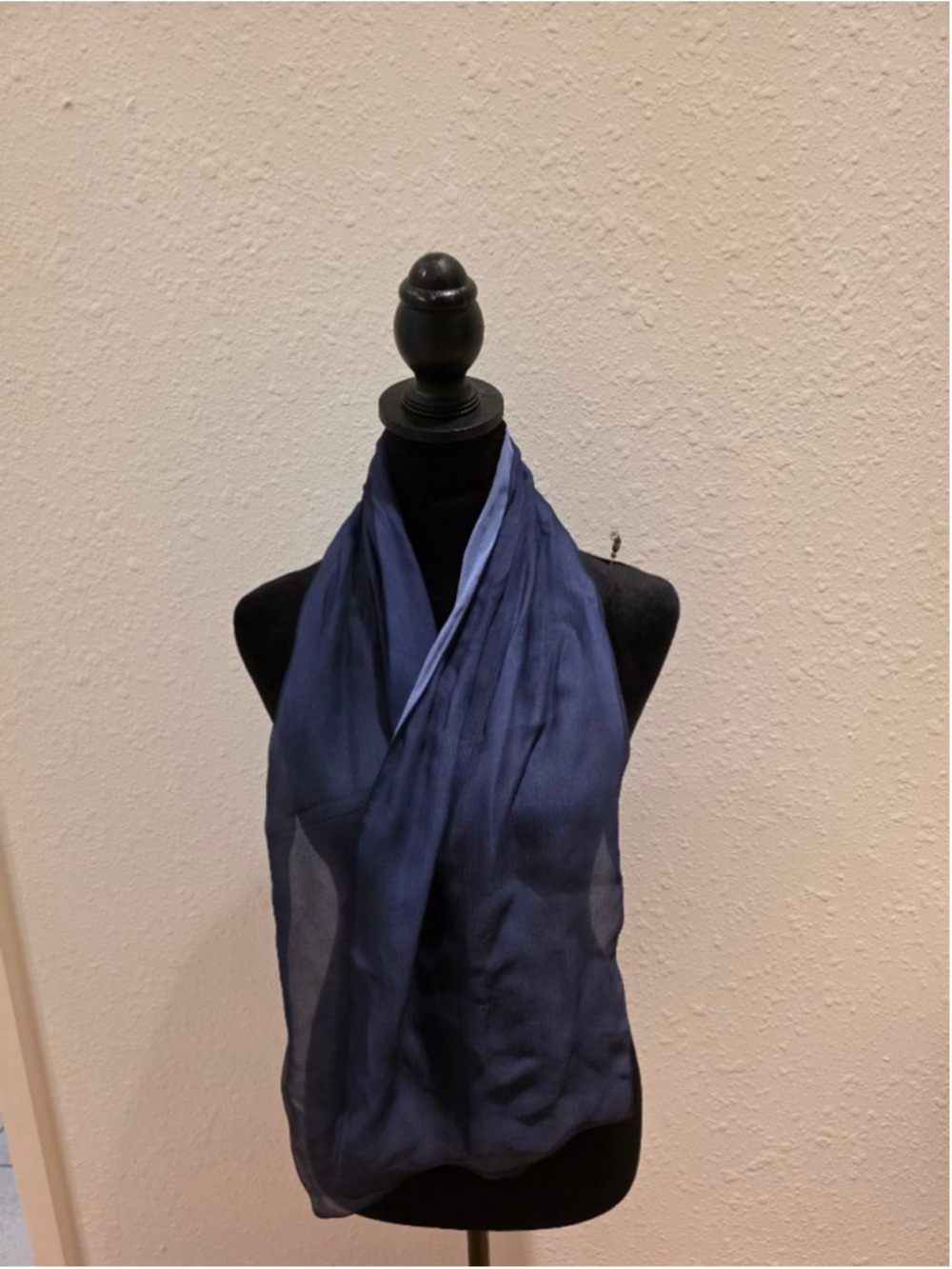 Women's Unbranded Blue One Size Scarf - Picture 4 of 7